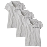 INNOVATE YOUTH GIRLS 3-PACK BASIC POLO
