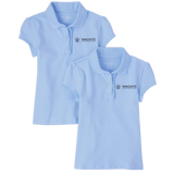 INNOVATE YOUTH GIRLS 2-PACK RUFFLE POLO