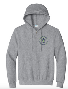 INNOVATE ADULT 2-COLOR CIRCLE LOGO ZIP UP