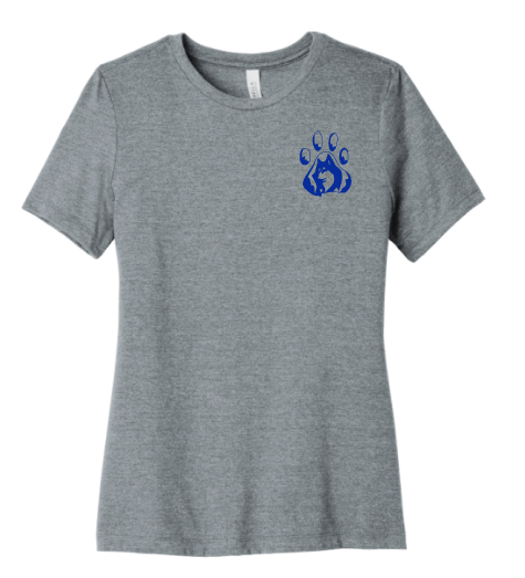 EMMETT LADIES PAW BACK PRINT T-SHIRT