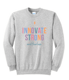 INNOVATE YOUTH STRONG CREWNECK SWEATSHIRT